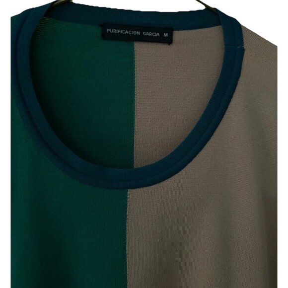 Purificacion Garcia Blouse Color block Designer Career Size Medium - Picture 4 of 7